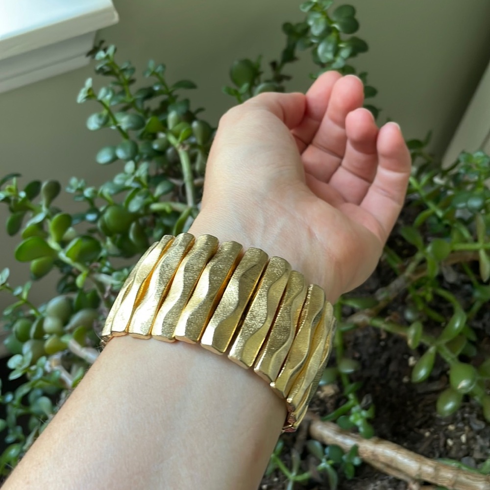 Gold colored bracelet